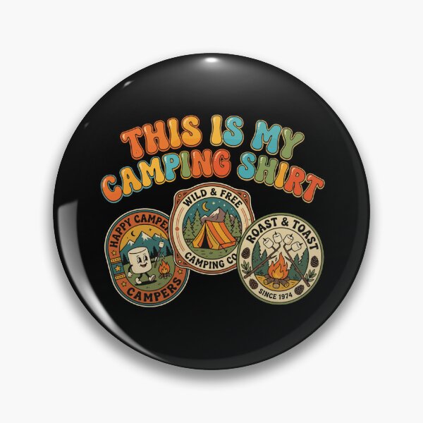 Item preview, This Is My Camping Shirt Campers Outdoor Enthusiast Nature Lover Adventure designed and sold by PopStars1993.
