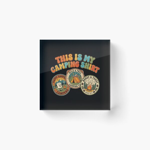 Item preview, This Is My Camping Shirt Campers Outdoor Enthusiast Nature Lover Adventure designed and sold by PopStars1993.