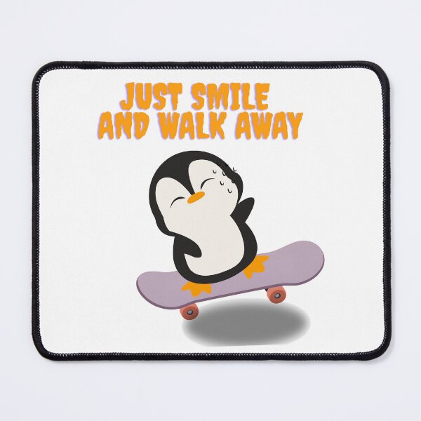 Item preview, Cute Skater Baby Penguin - Just Smile and Walk Away designed and sold by elpeeda7.
