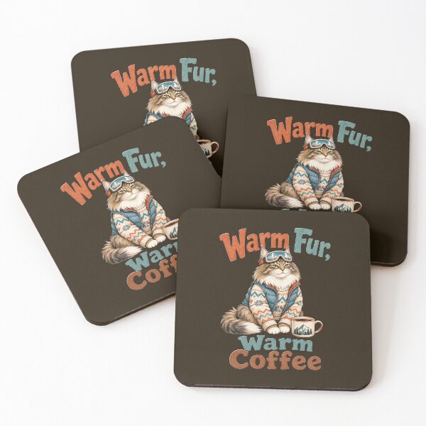 Item preview, Warm Fur Warm Coffee designed and sold by prettykaler.