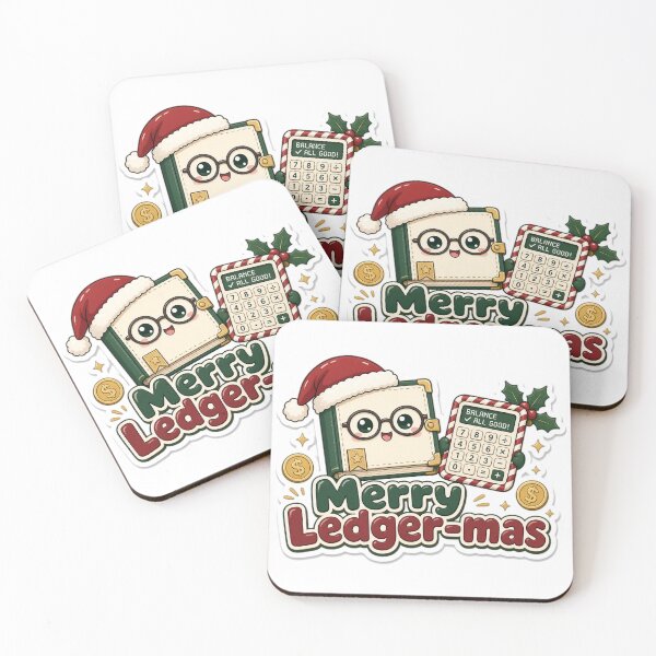 Item preview, Accountant Christmas Merry Ledger-mas Gift designed and sold by Soft Merch.