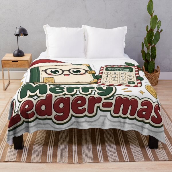 Item preview, Accountant Christmas Merry Ledger-mas Gift designed and sold by Soft Merch.