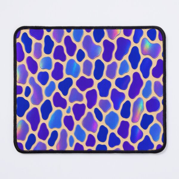 Item preview, Cyberpunk Holographic Eagle Crest - Luxury Sapphire Crystal Mosaic Pattern designed and sold by Breezes-of-Ida.