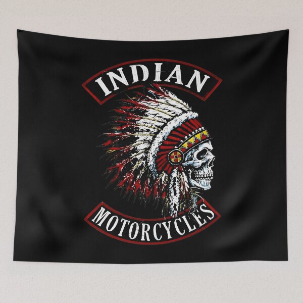 Item preview, Indian Motorcycles Skull Headdress Biker designed and sold by sterfler.