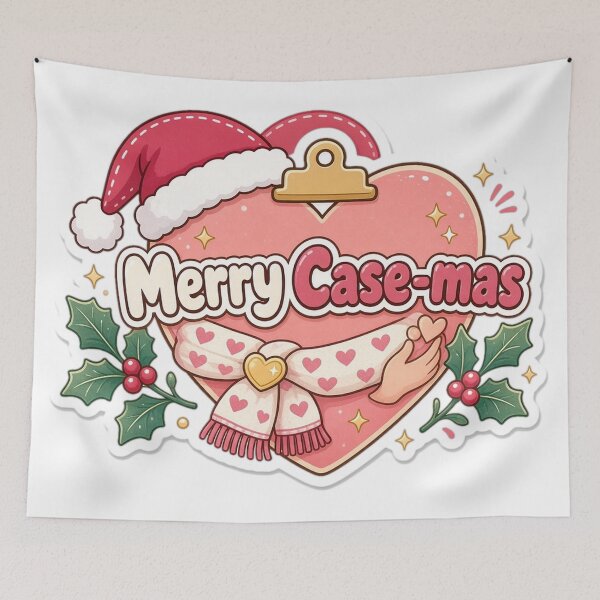 Item preview, Social Worker Christmas Merry Case-mas Gift designed and sold by Soft Merch.