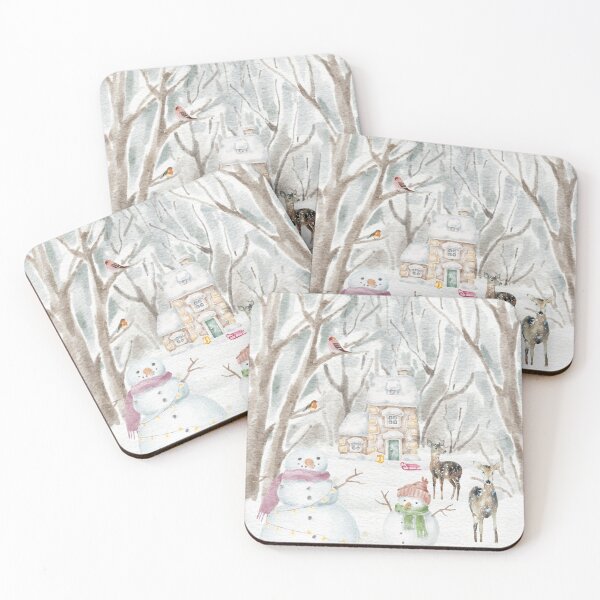Item preview, Winter watercolour designed and sold by fifi1397.