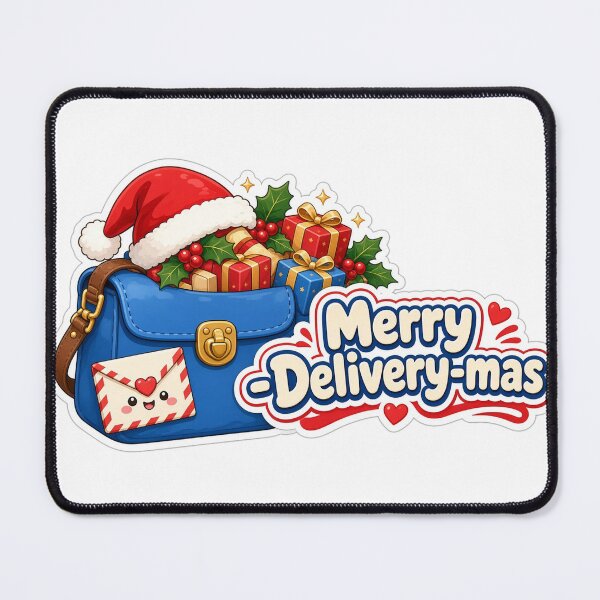 Item preview, Mail Carrier Christmas Merry Delivery-mas Gift designed and sold by Soft Merch.