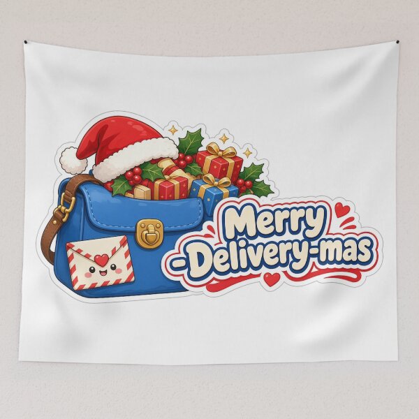 Item preview, Mail Carrier Christmas Merry Delivery-mas Gift designed and sold by Soft Merch.