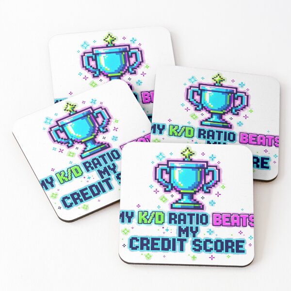 Item preview, my-kd-ratio-beats-my-credit-score-funny-gamer designed and sold by kyoubi100.