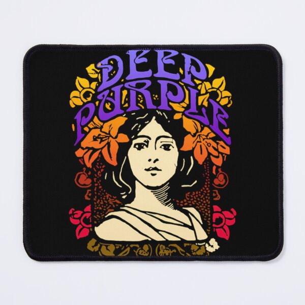 Item preview, Deep Purple Psychedelic Floral Woman Design designed and sold by MutationStation.