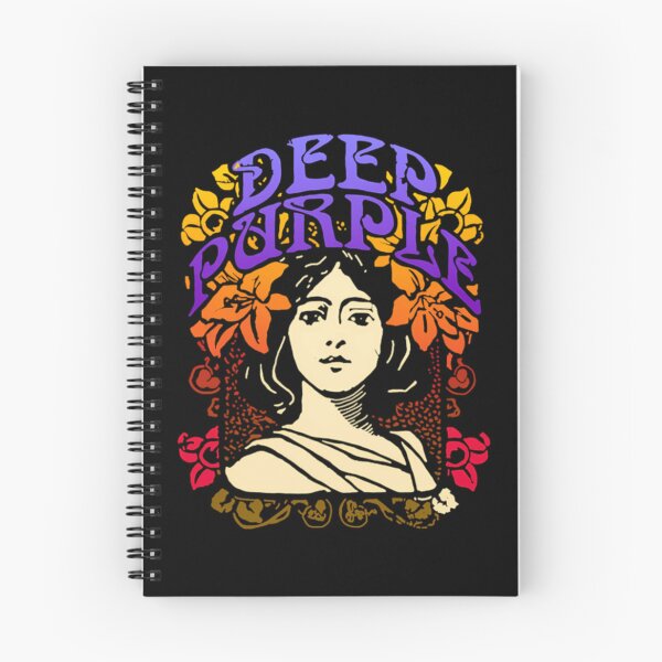 Item preview, Deep Purple Psychedelic Floral Woman Design designed and sold by MutationStation.