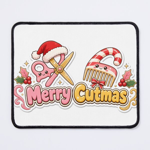 Item preview, Hairstylist Christmas Merry Cutmas Gift designed and sold by Soft Merch.
