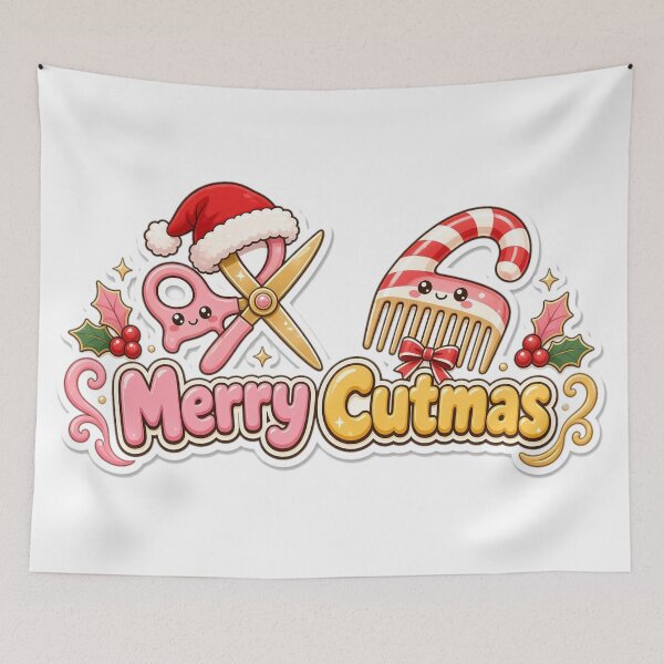 Item preview, Hairstylist Christmas Merry Cutmas Gift designed and sold by Soft Merch.