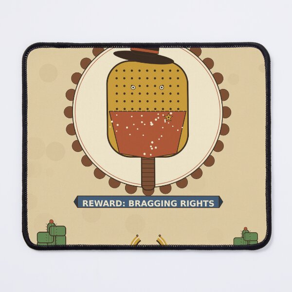 Item preview, Padel Wanted Western Outlaw Design designed and sold by CourtCultureHQ.