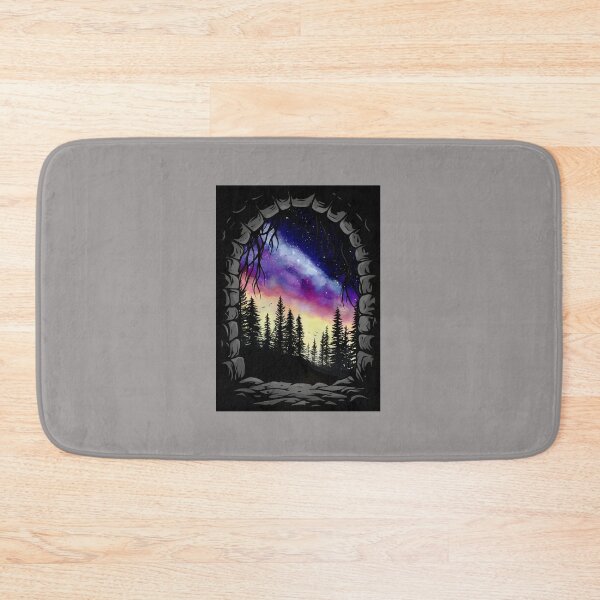 Item preview, Cosmic Galaxy Forest Woman Silhouette Art-92 designed and sold by FabianSchloe.