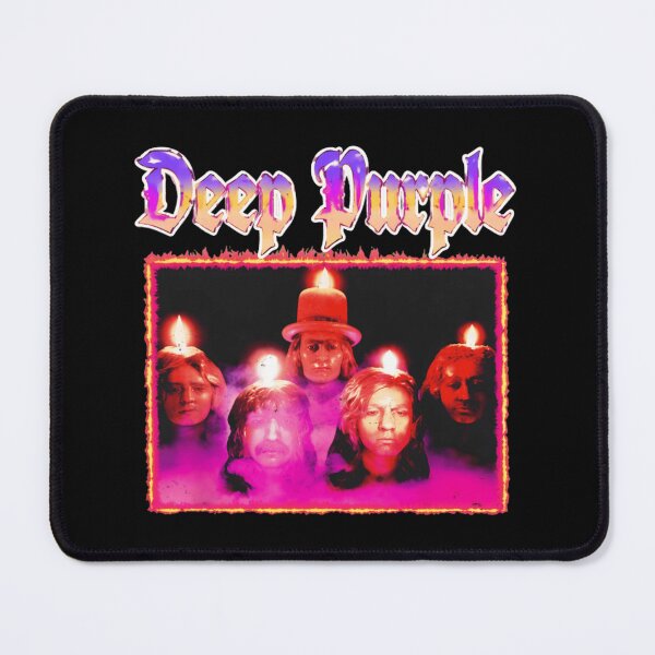 Item preview, Deep Purple Distressed Vintage Band Portrait designed and sold by MutationStation.