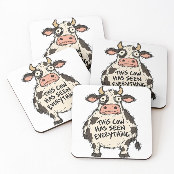 Item preview, This Cow Has Seen Everything designed and sold by MonkiFlipp.