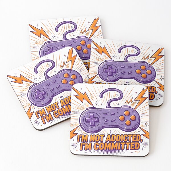 Item preview, im-not-addicted-im-committed-funny-gamer designed and sold by kyoubi100.