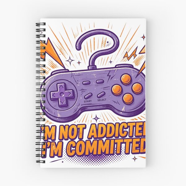 Item preview, im-not-addicted-im-committed-funny-gamer designed and sold by kyoubi100.