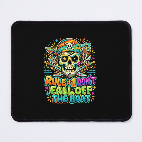 Item preview, Rule #1 Don't Fall Off The Boat Pirate Boating Sailor Ocean Enthusiast designed and sold by PopStars1993.