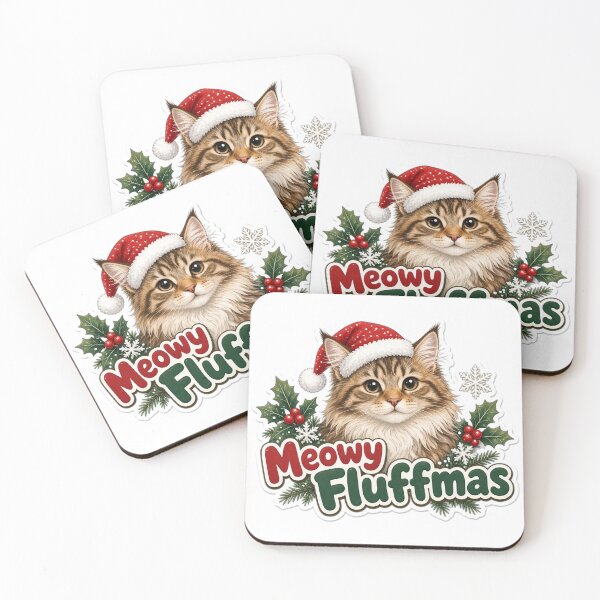 Item preview, Maine Coon Cat Mom Christmas Meowy Fluffmas Gift designed and sold by Soft Merch.