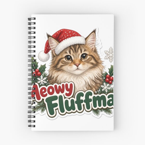 Item preview, Maine Coon Cat Mom Christmas Meowy Fluffmas Gift designed and sold by Soft Merch.
