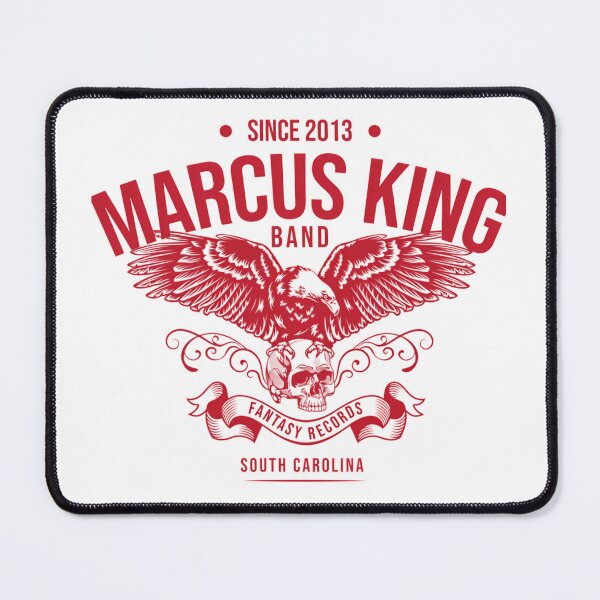 Item preview, Red Eagle Perched On Skull Crest Banner designed and sold by Vueltarutas.