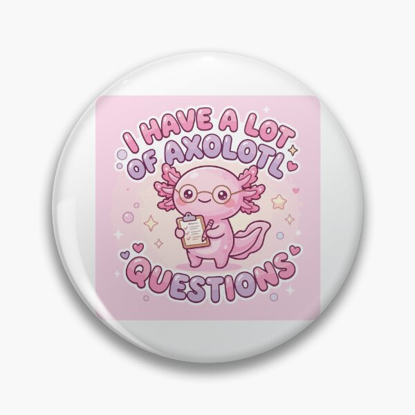 Item preview, Cute Axolotl Questions Funny Science Pun Kawaii Gift designed and sold by Arc2020.