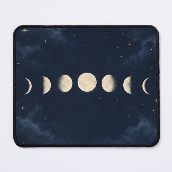 Item preview, Celestial Moon Phases Journal Cover designed and sold by thetechnopath.