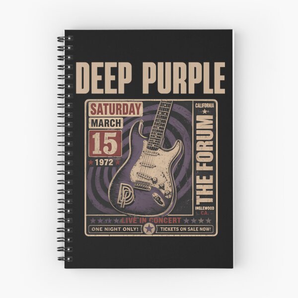 Item preview, Deep Purple Vintage Electric Guitar Poster designed and sold by MutationStation.