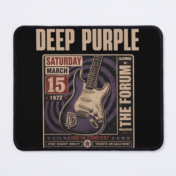 Item preview, Deep Purple Vintage Electric Guitar Poster designed and sold by MutationStation.