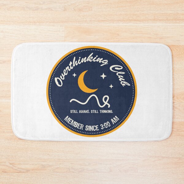 Item preview, Overthinking Club Member Since 3 AM Funny Night Owl Quote designed and sold by Minem39.