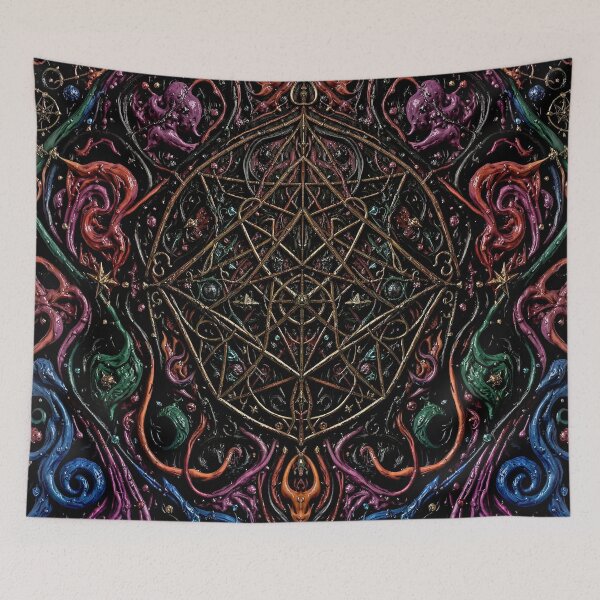 Item preview, Whimsical Alchemist Sacred Geometry - Witchcore Art designed and sold by Vhelir-Art.