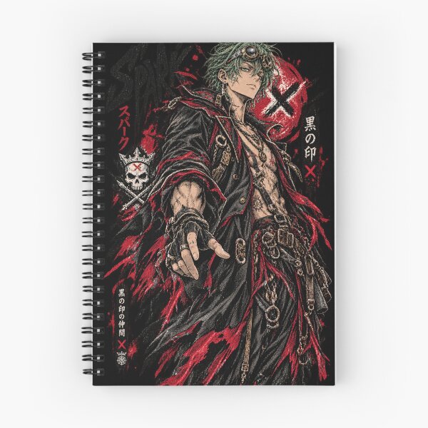 Item preview, Spark The Tinkerer Black Mark Crew Anime Pirate Manga Graphic designed and sold by Boomaroo.