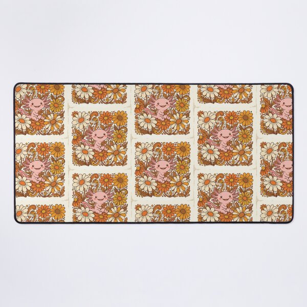 Item preview, Groovy Retro 70s Flower Power Axolotl Vintage Design designed and sold by Arc2020.