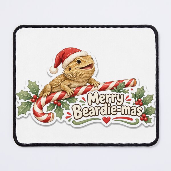 Item preview, Bearded Dragon Christmas Merry Beardie-mas Gift designed and sold by Soft Merch.