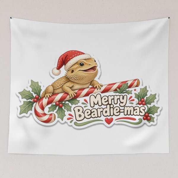 Item preview, Bearded Dragon Christmas Merry Beardie-mas Gift designed and sold by Soft Merch.