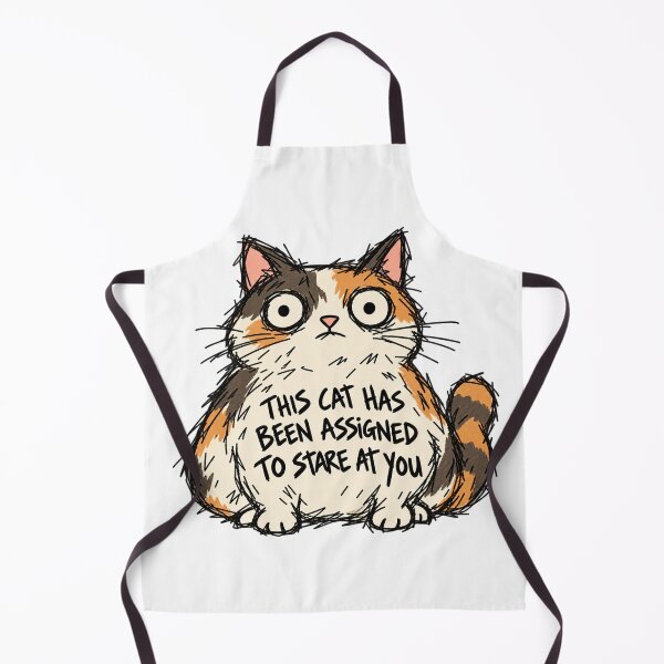 Item preview, This Cat Has Been Assigned To Stare At You designed and sold by MonkiFlipp.