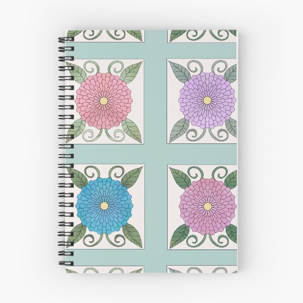 Item preview, Floral Quartet Quilt  designed and sold by JaygiesDesign.