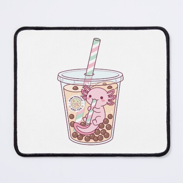Item preview, Boba Tea Axolotl Cute Bubble Tea Drinker Kawaii Art designed and sold by Arc2020.