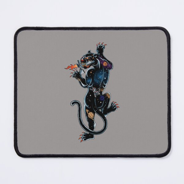Item preview, Cosmic Panther Lighter Fire Tattoo Design-74 designed and sold by FabianSchloe.