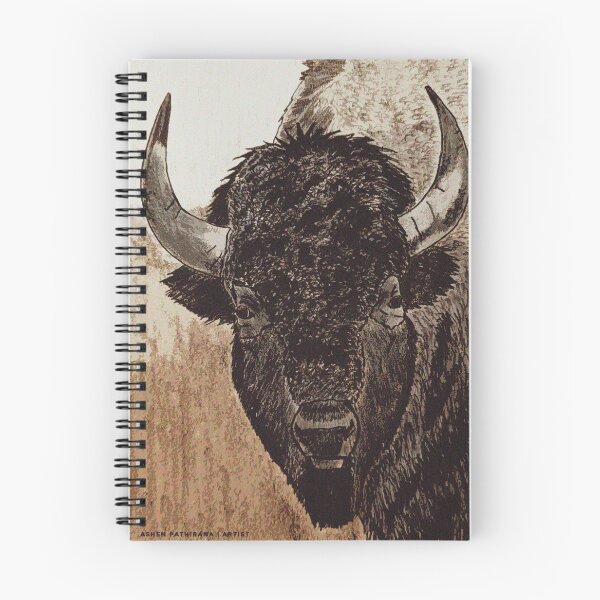 Item preview, Bison Front View Portrait designed and sold by AGameArtist.