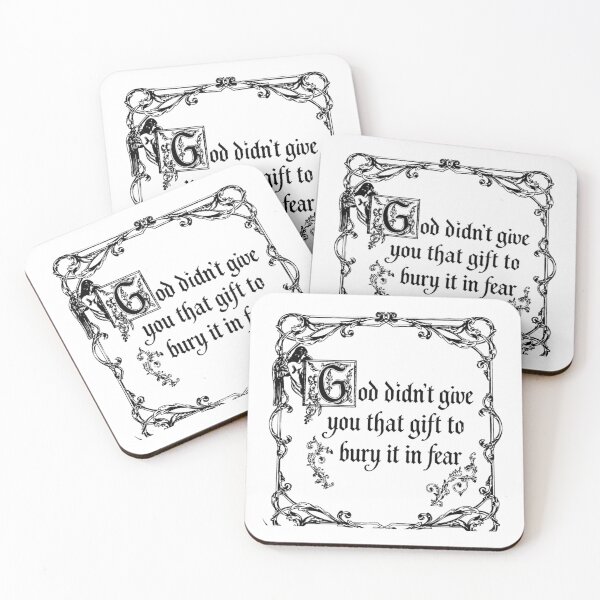 Item preview, god didn't give you that gift to bury it in fear designed and sold by geeksvintage.