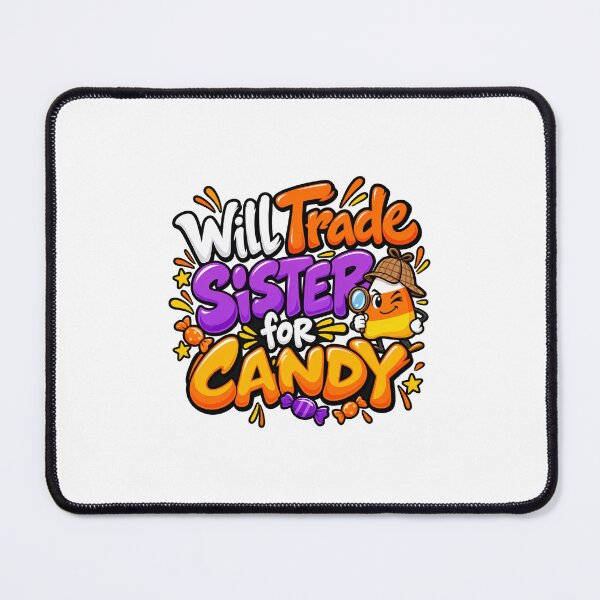 Item preview, Will Trade Sister for Candy Funny Halloween Candy Corn Design designed and sold by MotiveStuff.