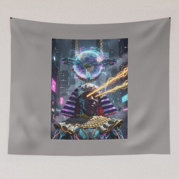 Item preview, Cosmic Pharaoh Energy Beam Iconography-57 designed and sold by FabianSchloe.