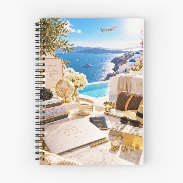 Item preview, Travel Manifestation Vision Board Poster Law of Attraction  designed and sold by VenusArt7.
