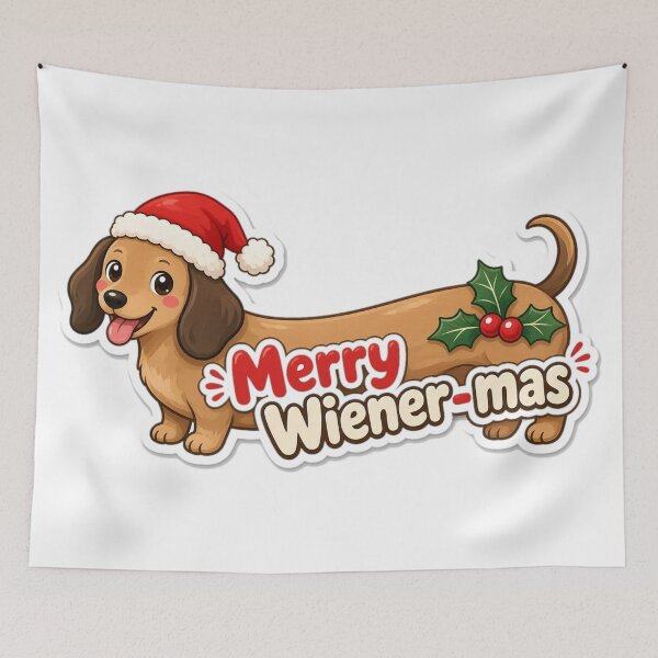 Item preview, Dachshund Mom Christmas Merry Wiener-mas Gift designed and sold by Soft Merch.
