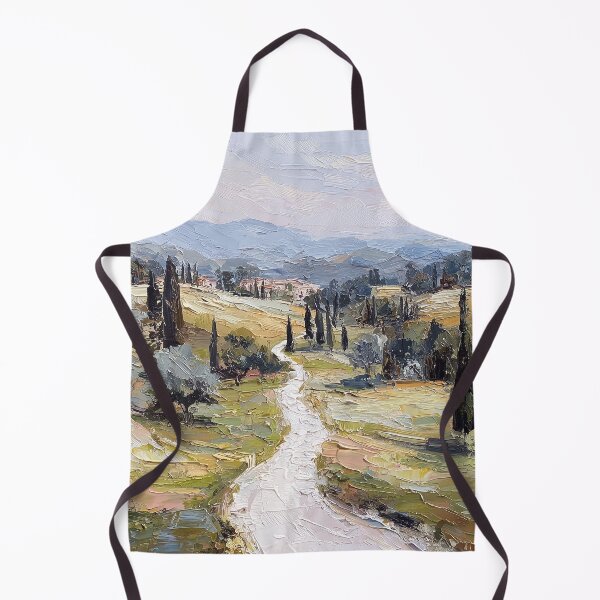 Item preview, Tuscany Cypress Road Countryside Painting designed and sold by NatureSight.