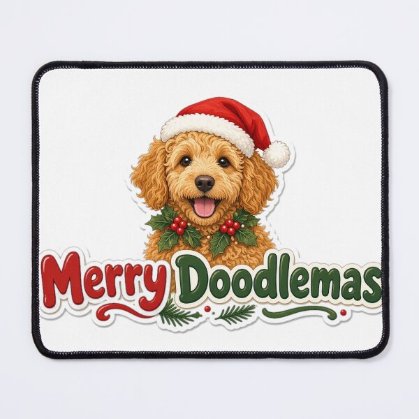 Item preview, Goldendoodle Mom Christmas Merry Doodlemas Gift designed and sold by Soft Merch.