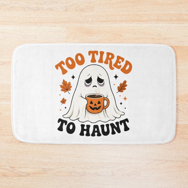 Item preview, Too Tired To Haunt Funny Introvert Ghost Halloween Art designed and sold by Créative touche .
